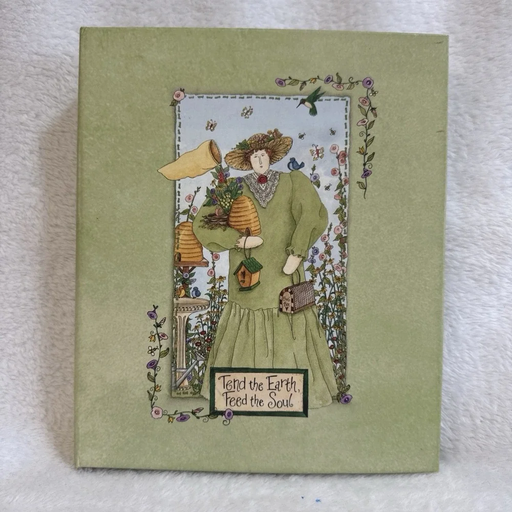Tend the Earth Feed the Soul Garden Hardcover Journal Organizer w/ Pockets